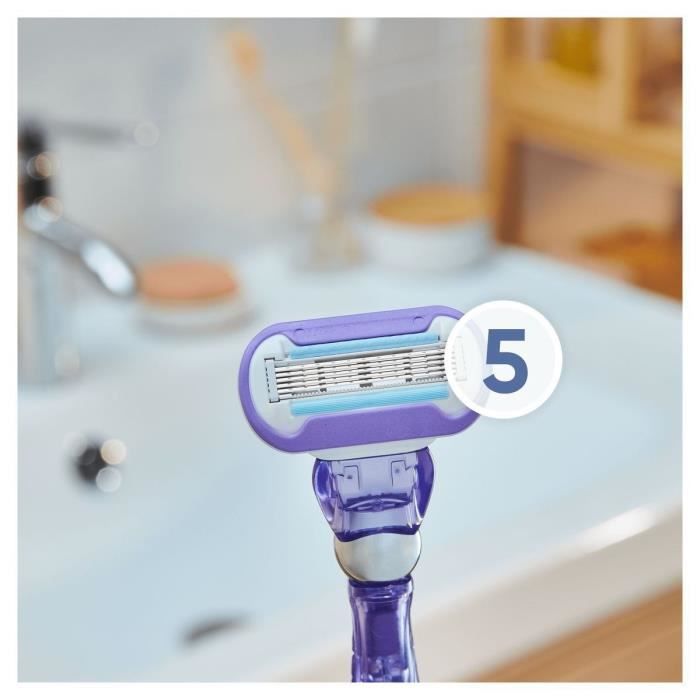 Recharge De 12 Rasoirs Gillette Venus Simply 3 Lames - Avec Bande Lubrifiante, Pour Femmes