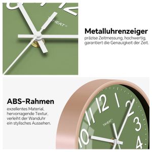 HORLOGE MURALE PLATINET ''SUMMER''/VERT