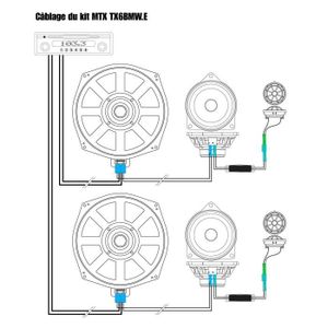 Piliers Haut-parleur Avant Gauche & Droit Pour BMW E36 (1991-98) - Haute Qualité - Neufs