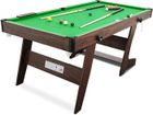 HLC Table de billard pliable - Table de snooker - stable et peu encombrante - convient aux enfants et aux adultes - 183 x 91,5 x 79 cm