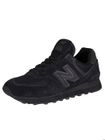 Basket Cuir - NEW BALANCE - 574 - Homme - Noir - Lacets