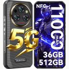 OUKITEL WP35 Pro Smartphone Robuste 5G -36Go+512Go - 11000mAh - 6.6" - 64MP - Telephone Incassable - Double SIM /NFC/OTG/GPS - Noir