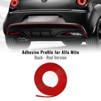 Profil Adhésif Postérieur pour Alfa Romeo Mito Voiture, Rouge