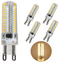 Pack de 5 Ampoule LED G9 5.5W 400lm Led Ampoule G9 Lampe, 40W Halogène Lumière Equivalente, Blanc Chaud 3000K- 104 SMD