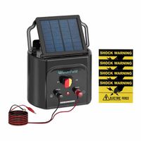 Électrificateur de clôture solaire Batterie 6 V Électrificateur 20 km 1,2 J Reconditionné - Bon état