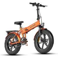 Vélo électrique pliable ENGWE EP-2 Pro - 20'' 750W - SHIMANO 7 vitesses - Autonomie 60KM - Batterie Amovible 48V 13Ah - Orange