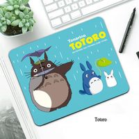 Petit Tapis de Souris 24 x 20 x 0,3cm antidérapant Tapis de Souris Cartoon avec motif Totoro pour Ordinateur et Ordinateur Portable