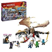 LEGO® 71809 NINJAGO Egalt le Maître Dragon, Jouet Ninja avec 5 Minifigurines Ninja dont Personnages Lloyd et Nya