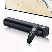 VEATOOL Barre de Son pour TV Puissance 50W Basse Profonde Canaux 2.0 Son Stéréo DSP Mode EQ Bluetooth/AUX/Optical/USB/RCA