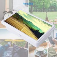 Loupe Rétractable Universelle du Téléphone Portable 3D De 12 Pouces Blanc Vbest life