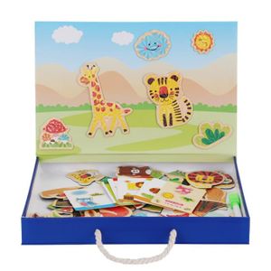 Ensemble de 6 puzzles en bois animaux Stillcool pour enfants de 2 à 5 ans -  Cdiscount Jeux - Jouets