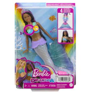 POUPÉE Barbie – Poupée Barbie Dreamtopia Sirène Lumières Scintillantes