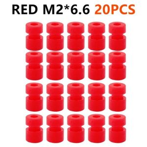 ACCESSOIRE CIRCUIT 20p rouge M2X6.6 - Amortisseur anti-vibration avec boule en caoutchouc, IkM2 M3 pour F4 F7, contrôleur de vol