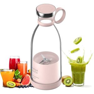 Blender Portable Rechargeable – Mixeur Sans Fil Pour Smoothies, Jus, 40W, 10 Utilisations Par Charge
