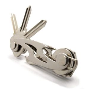 Compact et Plat Argent Effilife Porte Cl/é Original//Organisateur De Clefs//Organiseur De Clef