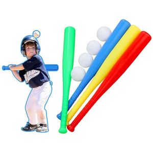 4 ensembles de batte de base-ball jouet en plastique Batte de Baseball Base-Ball bâton avec les tout-petits 