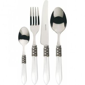 Ensemble De Couverts Bugatti Paillettes Or - Acier Inoxydable - Neufs