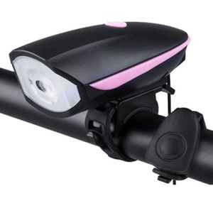 ECLAIRAGE POUR VÉLO Rose - Lampe de sonnette de vélo ReChargeable par USB, phare électrique multifonction Ultra lumineux pour le
