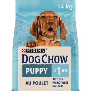 CROQUETTES DOG CHOW Chien Puppy au Poulet - 14 KG - Croquettes pour chiot