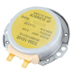 Moteur Synchrone Micro Platine For SS-5-240-TD AC220-240V 5RPM Micro Plateau Synchrone Moteur Micro-ondes Micro-ondes ACCESSOIRES DE FOURS Pièces De Pièces Pièces CORE Moteur Synchrone Micro Platine For SS-5-240-TD AC220-240V 5RPM Micro Plateau Synchrone Moteur Micro-ondes Micro-ondes ACCESSOIRES DE FOURS Pièces De Pièces Pièces CORE