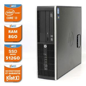 UNITÉ CENTRALE  ordinateur de bureau HP elite 8200 core I3 8go ram