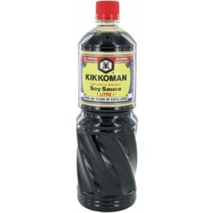 SAUCE PÂTE ET RIZ Sauce de soja originale Kikkoman 1L (salée) - 1 bo