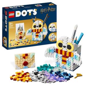 ASSEMBLAGE CONSTRUCTION LEGO® DOTS 41809 Porte-Crayons Hedwige, Fourniture