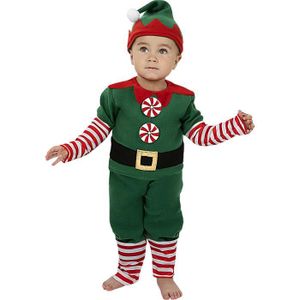 IEFIEL Fille Garçon Pyjama Noël Bébé Lutin Elf Costume Noël Rayé Vêtements  de Nuit avec Chapeau Noël Barboteuse Naissance 0-18 Mois Vert - Cdiscount  Prêt-à-Porter