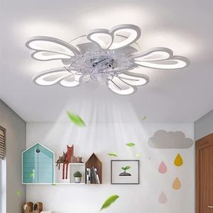 VENTILATEUR DE PLAFOND RUMOCOVO® TLILYY Ventilateur De Plafond LED Avec L
