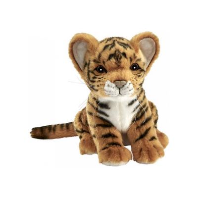 Peluche Tigre Brun Bébé Assis 18cmH HANSA Qualité Douceur