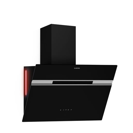 Hotte Aspirante Inclinée Klarstein Illuminosa 90 Cm – 818 M³/h, écran Tactile, LED, Classe A++, Recyclage Ou évacuation, Pour Cuisine Moderne - 4