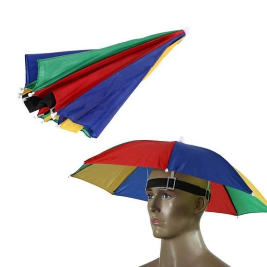 Parapluie Arc-en-ciel Géant - Toit Droit, Super Résistant - Modèle Extra Fort