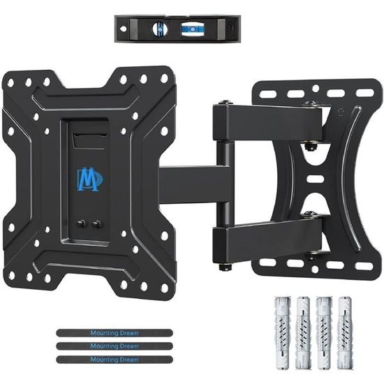 Support Mural TV Maclean MC-419 - Compatible 32-100 Pouces, 80kg Max, VESA 600x400
