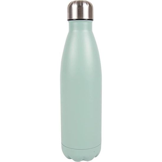 Bouteille Réutilisable Nerthus 750ml Acier Inoxydable - Noire - Légère Et Robuste
