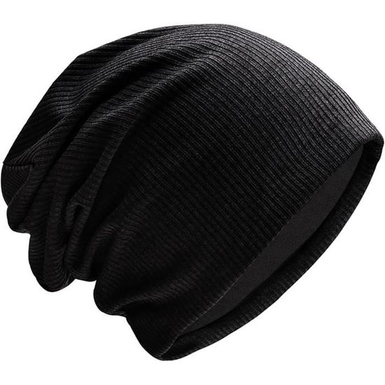 Bonnet D'hiver En Tricot Fait Main : Bonnet Unisexe Confortable En