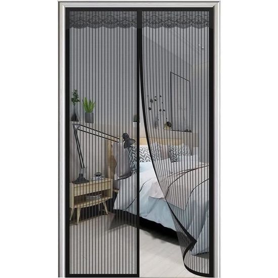 Moustiquaire Magnétique Pour Hayon De Voiture - 174x150cm, Maille Noire Anti-insectes & Soleil
