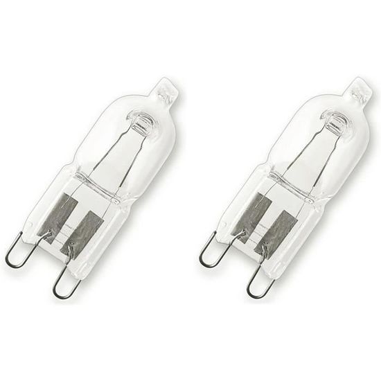 Lot De 2 Ampoules Halogènes OSRAM SUPERSTAR G9 33W - 230V - Blanc Chaud - Neufes