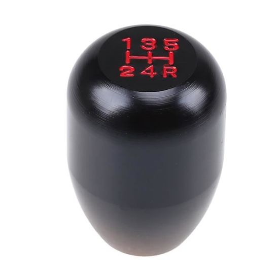 Pommeau Levage Vitesse Universel Aluminium Boule Ronde Noire - Avec 3 Adaptateurs M8/M10