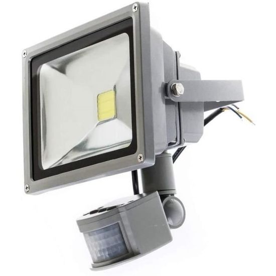 Projecteur LED extérieur avec détecteur de mouvement 50W Lumière blanche  IP65Pour magasin Économie d'énergie A621 - Cdiscount Maison