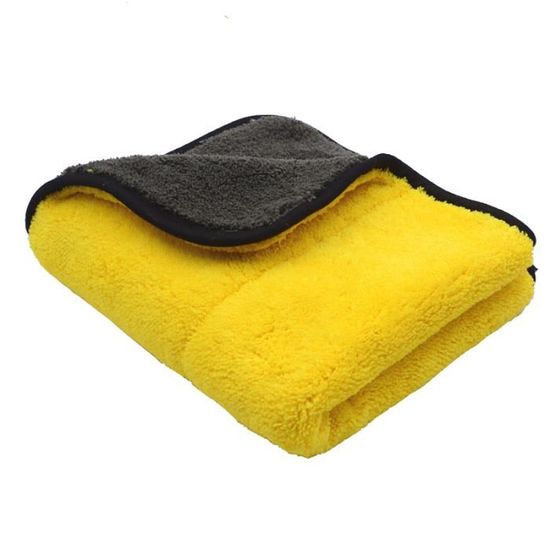 Chiffons Microfibre Lot De 3 - 60x40 Cm | Pour Séchage Voiture, Nettoyage Maison, Salle De Bain, Camping