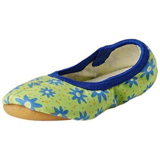 Chaussons De Gymnastique Beck Greenhorn Pour Fille - 100% Coton, Semelle Antidérapante