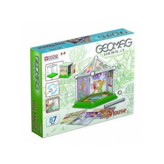 Geomag World My House 87 pi ces Jeu de construction Cdiscount