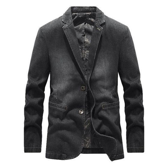 Surchemise Homme Vintage à Boutons - Veste Mi-saison Printemps/Automne - Coupe Classique Pour Look Décontracté Ou Travail - 10