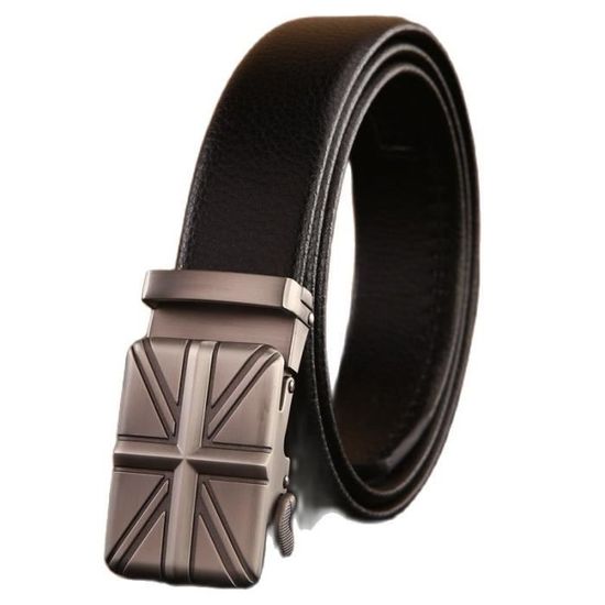 Xhtang Centure Pour Homme En Cur Avec Boucle Automatque 37-43/125cm