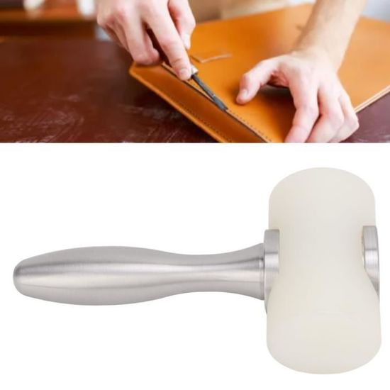 Kit 27 Pièces Pour Sculpture Sur Cuir - Tampons, Marteau Nylon Et Couteau Pour Artisanat Cuir