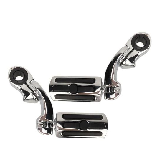 Repose-Pieds Pliables Pour Moto/VTT – Alliage Aluminium, Antidérapants – Compatible Boulons 8mm Ou Tubes 30-32mm