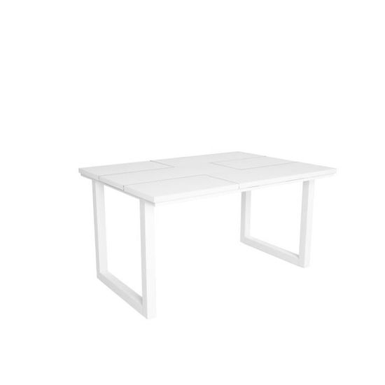 Table à manger, 6 personnes, 140x90x75cm, Robuste et stable grâce à sa ...