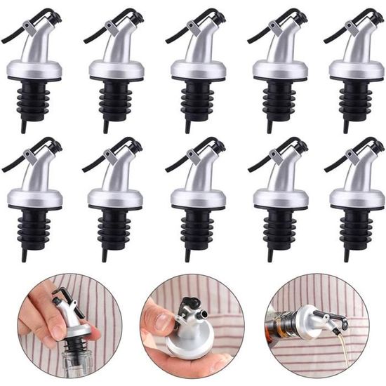 12 Becs Verseurs Doseurs Pour Bouteilles - 2cl, 3cl, 4cl, 6cl - Parfait Pour Cocktails, Shots Et Bar à La Maison