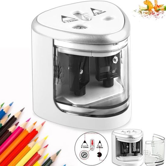 Taille Crayon Electrique YAOBLUESEA Taille-crayon Électrique USB, Taille Crayon Autoatique Avec Taille Crayon électrique Automatique