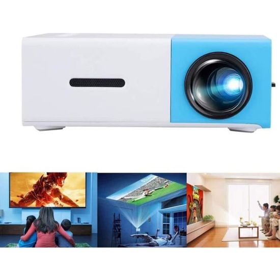 Vidéoprojecteur Mini Portable 1080P Led Projecteur Usb-Sd-Av-Hdmi Pour ...